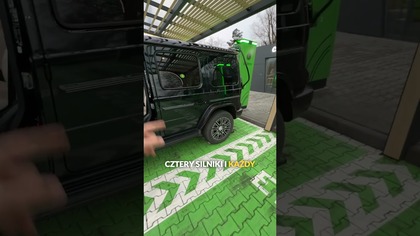 Elektryczna G klasa to jeden z nielicznych EV, który ma 4 silniki #mercedes #g580 #ev