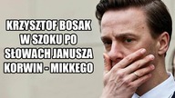 Krzysztof Bosak w szoku po słowach Janusza Korwin  Mikkego.