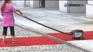 Gdy do Warszawy przylatywał Barack Obama, przed Pałacem Prezydenckim...