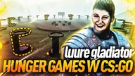 GLADIATORZY W CS GO | LUURE+JACOB VS 5 SILVERÓW W CS:GO | HUNGER GAMES Z WIDZAMI