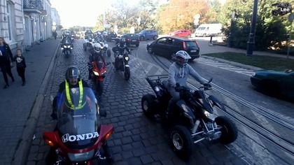 IV Pożegnanie Sezonu Motocyklowego 2018 w Grudziądzu. Parada motorów na ulicach miasta