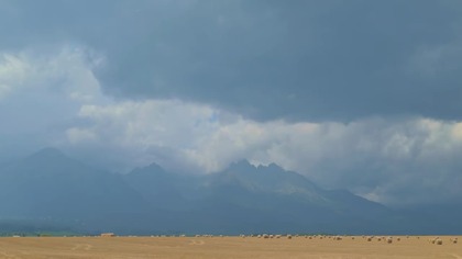 Tatra Mountains Storm in Distance  Summer Nature Soundscape