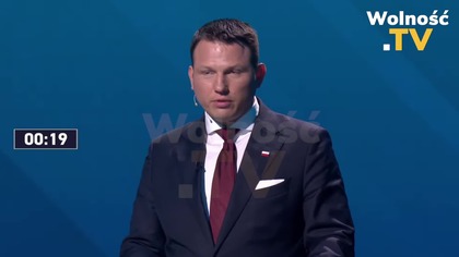 MENTZEN VS NAWROCKI W DEBACIE TVP