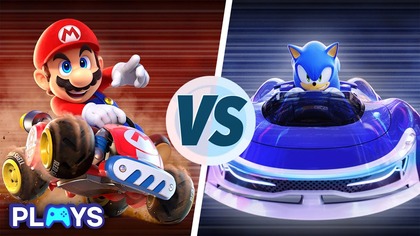 Sonic Crossworlds Vs Mario Kart World