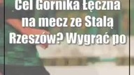 Cel Górnika Łęczna na mecz ze Stalą Rzeszów? Wygrać pomimo poważnych osłabień