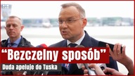 Duda ostro odpowiedział Tuskowi.  Podjął decyzję w sprawie ustawy azylowej | Gazeta.pl