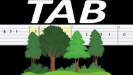  W zielonym gaju - melodia TAB (gitara)  TABY I NUTY W OPISIE 