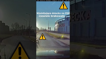 Wjeżdżające dziecko na hulajnodze na PDP #shorts #rikordwidjo