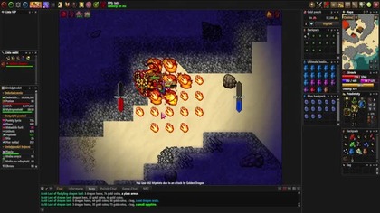 Golden Dragon - Medivia. online (Rare Spawn)  #tibia