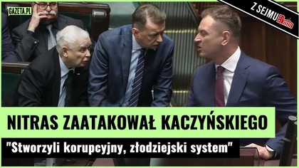 Awantura w Sejmie.  Nazwał Kaczyńskiego capo di tutti capi