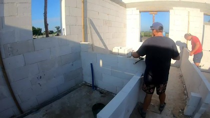 Koniec budowy.  Ścianki działowe skończone