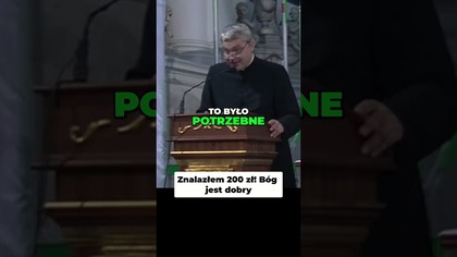 Znalazłem 200 zł! Bóg jest dobry #pawlukiewicz