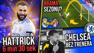 Hattrick w 7 minut...  Karim Benzema SHOW! Real Madryt DEMOLUJE! Graham Potter ZWOLNIONY z Chelsea