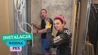 Instalacja wodna PEX.  Poprawiamy kanalizację #tecra #tecrapro