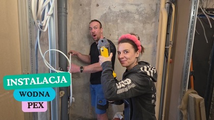 Instalacja wodna PEX.  Poprawiamy kanalizację #tecra #tecrapro