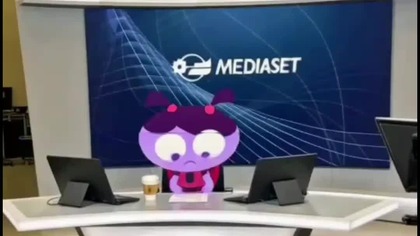 Ladybird Lu and the Mediaset News