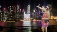 SINGAPORE NOCĄ, MARINA BAY SANDS, SUPER TREE