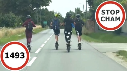 Stop Cham #1493 - Niebezpieczne i chamskie sytuacje na drogach