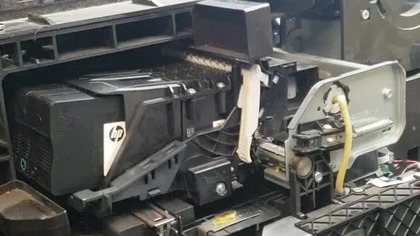 HP T120 test po wymianie paska