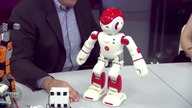 Robot Alpha upokarza swojego twórcę w programie na żywo