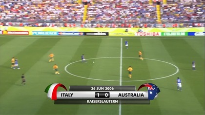 MŚ Niemcy 2006 - Włochy-Australia 1:0 (26. 06. 2006)