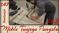 Cz.2 Cięcie na wymiar jesionowych nóg na krzesła za pomocą szablonów i klejenie / wooden chair
