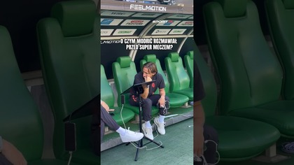 Jak myślicie, o czym Luka Modrić rozmawiał przed Super Meczem? 