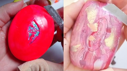 Soap Carving ASMR Relaxing Sounds no talking Satisfying ASMR Video