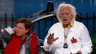 Marty McFly i Doc Brown odwiedzają Jimmiego Kimmela