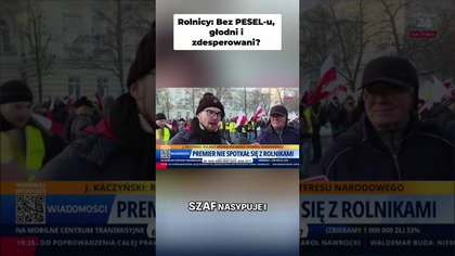 Głód w Polsce? PESEL nie ma znaczenia! Protest rolników! #shorts
