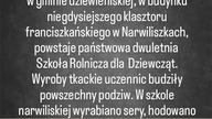 Dziewieniszki - Narwiliszki.  Szkoła Rolnicza dla Dziewcząt.  Norviliškės. Mergaičių emės ūkio mokyk