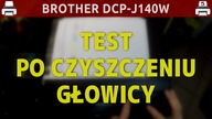 BROTHER DCP-J140W - Test po czyszczeniu głowicy