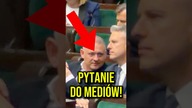 Pytanie do mediów ws.  immunitetu posła Króla z KO!? #sejm