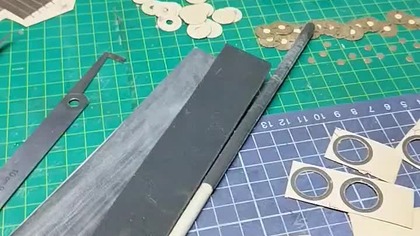 Narzędzia do szlifowania kartonu #papercraft #modelarstwo #paper #live #modele #shorts