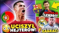 GRUBO...  Ronaldo UCISZYŁ HEJTERÓW! Lewandowski NA DŁUŻEJ w FC Barcelonie!