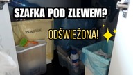Szafka pod zlewem  szybkie odświeżenie i porządek | Wiosenne porządki w kuchni #uporzadkowana