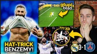 Karim Benzema SHOW! Pobił REKORD...  Wpadka Donnarummy! Zabawa z KRZESŁEM! Real Madryt ELIMINUJE PSG!