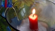 Baking Soda, Vinegar and Candle