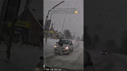 POTRĄCENIE NASTOLATKI NA PRZEJŚCIU DLA PIESZYCH!