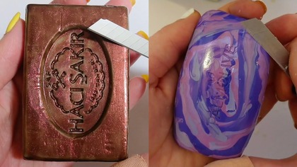 Soap Carving ASMR Relaxing Sounds no talking Satisfying ASMR Video