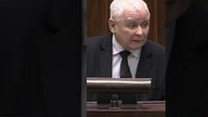 Kaczyński nie wytrzymał.  Wtargnął na mównicę