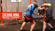 Trening MMA - Ćwiczenie z talerzem #2