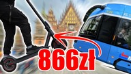 TRAMWAJ vs.  HULAJNOGA za 866 zł [WROCŁAW EDITION] - Rozpakowanie i testy hulajnogi WQ W4 Pro