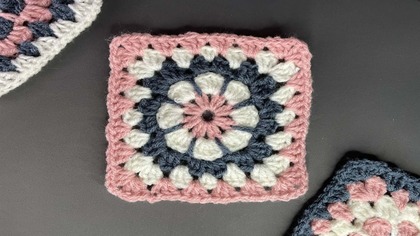Prosty Tutorial Na Szydełkowy Kwadrat Granny Square #678 PL/ENG