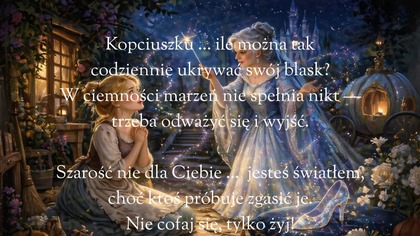 Kopciuszek Daj się odnaleźć - Piosenka wróżki, dla dzieci - BabaduTV - Magdalena Kupińska