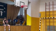 Łeb nad koszem #shorts