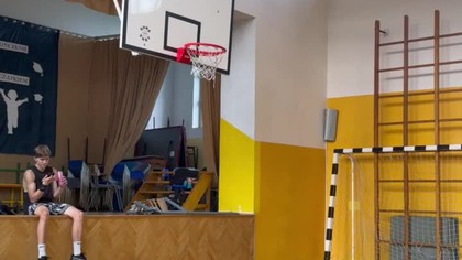 Łeb nad koszem #shorts