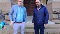 Piotr Napierała wita Krzysztofa Łukszę w Poznaniu