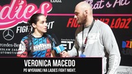 Veronica Macedo po wygranej na Ladies Fight Night.