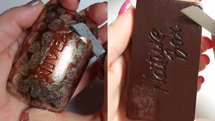 Soap Carving ASMR Relaxing Sounds no talking Satisfying ASMR Video